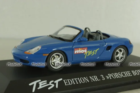 Porsche Boxster (986/1) 1996  "mot Test" blue, 903031, Schuco 1:43 Уценка!