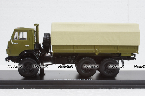 Камаз-4310 бортовой (с тентом), SSM1450, SSM 1:43