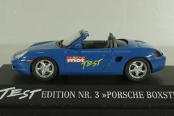 Porsche Boxster (986/1) 1996  "mot Test" blue, 903031, Schuco 1:43 Уценка!