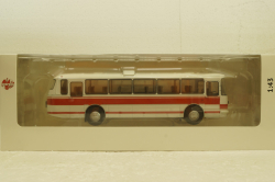 ЛАЗ-699Р (1981), бело/красный, DEMPRICE 1:43 