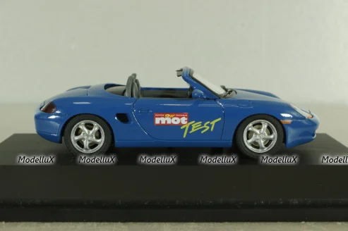 Porsche Boxster (986/1) 1996  "mot Test" blue, 903031, Schuco 1:43 Уценка!