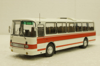 ЛАЗ-699Р (1981), бело/красный, DEMPRICE 1:43 