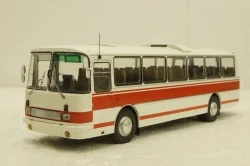 ЛАЗ-699Р (1981), бело/красный, DEMPRICE 1:43 
