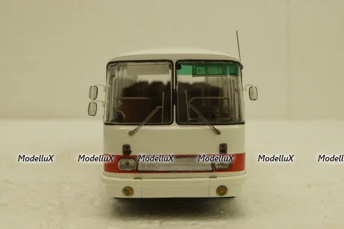 ЛАЗ-699Р (1981), бело/красный, DEMPRICE 1:43 