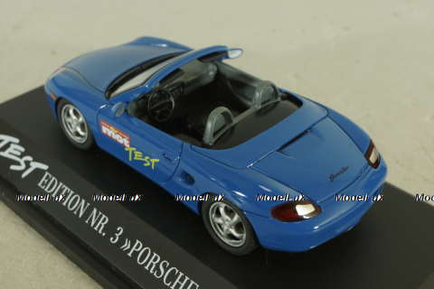 Porsche Boxster (986/1) 1996  "mot Test" blue, 903031, Schuco 1:43 Уценка!