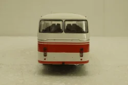 ЛАЗ-699Р (1981), бело/красный, DEMPRICE 1:43 