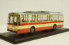Skoda-14TR троллейбус красно-бежевый, SSM4042, SSM 1:43