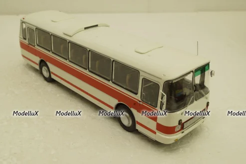 ЛАЗ-699Р (1981), бело/красный, DEMPRICE 1:43 