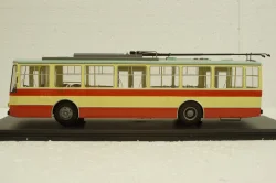 Skoda-14TR троллейбус красно-бежевый, SSM4042, SSM 1:43