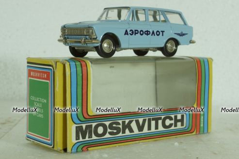 Москвич-427, Аэрофлот, Март 1990г., Тантал/Радон 1:43