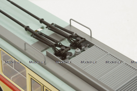 Skoda-14TR троллейбус красно-бежевый, SSM4042, SSM 1:43