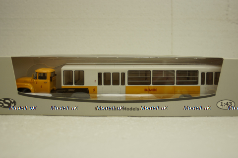 Зил-130В1 с п/прицепом  АППА-4 Аэропорт Васьково SSM7002, SSM 1:43