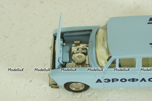 Москвич-427, Аэрофлот, Март 1990г., Тантал/Радон 1:43