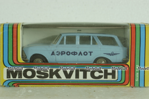 Москвич-427, Аэрофлот, Март 1990г., Тантал/Радон 1:43