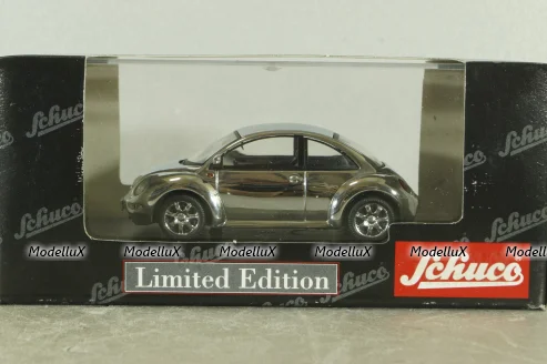 Volkswagen New Beatle 1998, chrome, 04539, Schuco 1:43