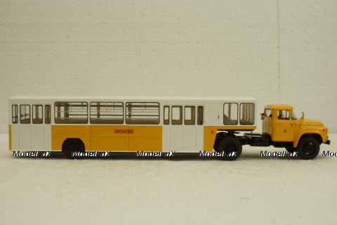 Зил-130В1 с п/прицепом  АППА-4 Аэропорт Васьково SSM7002, SSM 1:43