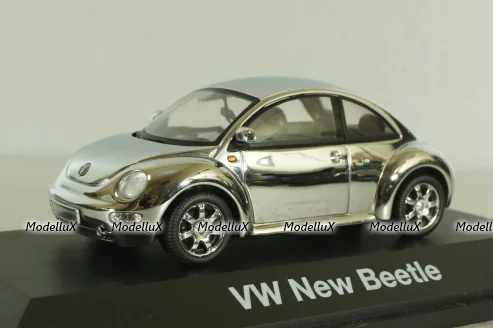 Volkswagen New Beatle 1998, chrome, 04539, Schuco 1:43