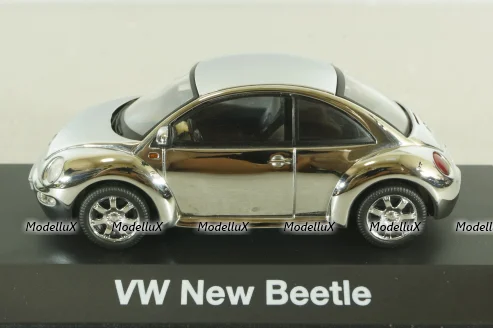 Volkswagen New Beatle 1998, chrome, 04539, Schuco 1:43