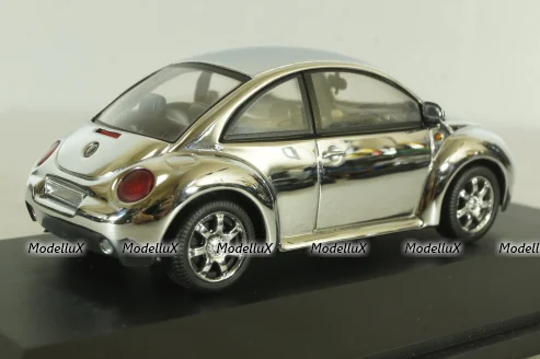 Volkswagen New Beatle 1998, chrome, 04539, Schuco 1:43