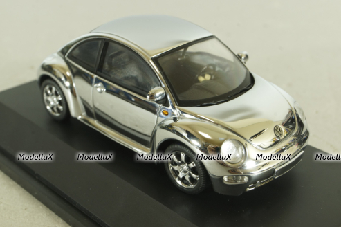 Volkswagen New Beatle 1998, chrome, 04539, Schuco 1:43
