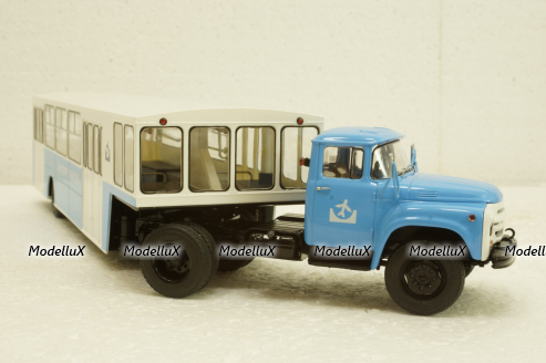 Зил-130В1 с п/прицепом АППА-4 Аэропорт Быково, SSM7005, SSM 1:43