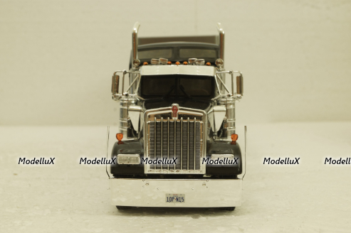 Kenworth W900 with semi-trailer McDonald And Sons, 1990, black/grey,  American trucks, France №59, Altaya 1:43