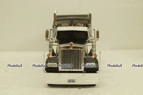 Kenworth W900 with semi-trailer McDonald And Sons, 1990, black/grey,  American trucks, France №59, Altaya 1:43