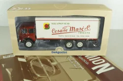 OM Titano 6x2 1961 red/white, Camion D'epoca №61, 1:43
