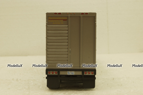 Kenworth W900 with semi-trailer McDonald And Sons, 1990, black/grey,  American trucks, France №59, Altaya 1:43