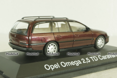 Opel Omega (B) Caravan 1996, red, 04032, Schuco 1:43