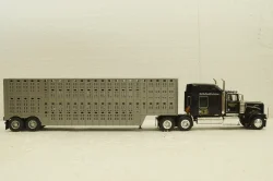 Kenworth W900 with semi-trailer McDonald And Sons, 1990, black/grey,  American trucks, France №59, Altaya 1:43