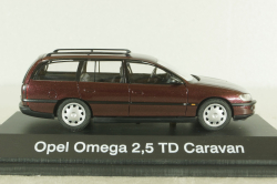 Opel Omega (B) Caravan 1996, red, 04032, Schuco 1:43