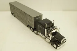 Kenworth W900 with semi-trailer McDonald And Sons, 1990, black/grey,  American trucks, France №59, Altaya 1:43