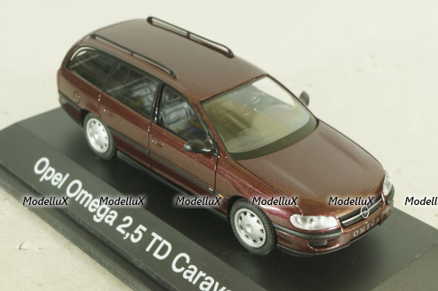 Opel Omega (B) Caravan 1996, red, 04032, Schuco 1:43