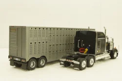 Kenworth W900 with semi-trailer McDonald And Sons, 1990, black/grey,  American trucks, France №59, Altaya 1:43