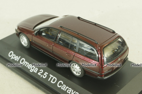 Opel Omega (B) Caravan 1996, red, 04032, Schuco 1:43
