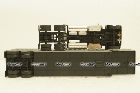 Kenworth W900 with semi-trailer McDonald And Sons, 1990, black/grey,  American trucks, France №59, Altaya 1:43