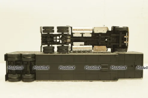 Kenworth W900 with semi-trailer McDonald And Sons, 1990, black/grey,  American trucks, France №59, Altaya 1:43