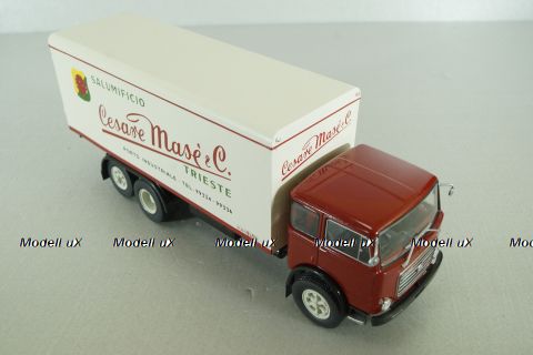 OM Titano 6x2 1961 red/white, Camion D'epoca №61, 1:43