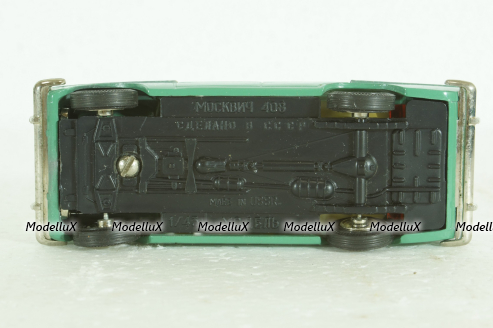 Москвич-408, зеленый, Тантал/Радон 1:43