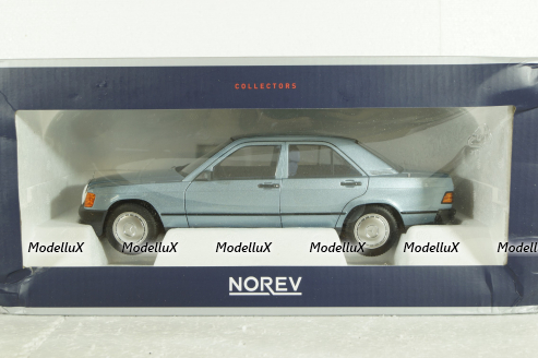 Mercedes 190E  (W201) 1984, light blue, 183828, Norev 1:18