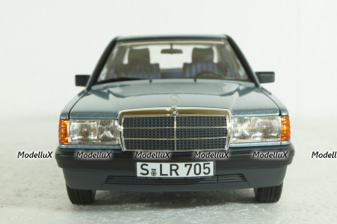 Mercedes 190E  (W201) 1984, light blue, 183828, Norev 1:18