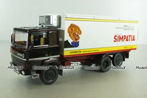 Berliet GR350 1977, black/white, Camion D'epoca №63, 1:43