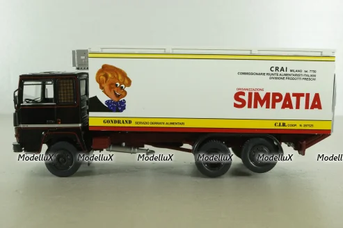 Berliet GR350 1977, black/white, Camion D'epoca №63, 1:43