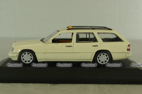 Mercedes E220 Disel (S124) Taxi 1994, beige, 430033596, Minichamps 1:43