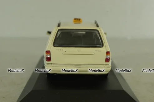 Mercedes E220 Disel (S124) Taxi 1994, beige, 430033596, Minichamps 1:43