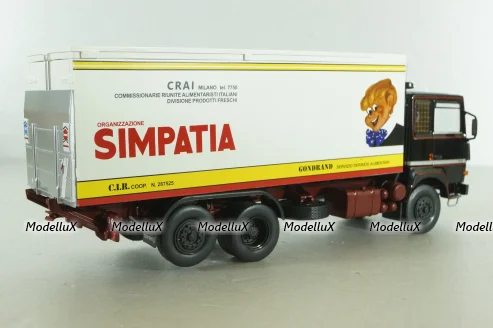 Berliet GR350 1977, black/white, Camion D'epoca №63, 1:43