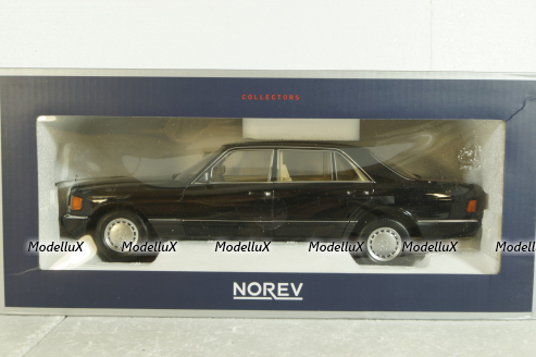 Mercedes 560 SEL (W126) 1989, black, 183793 , Norev 1:18
