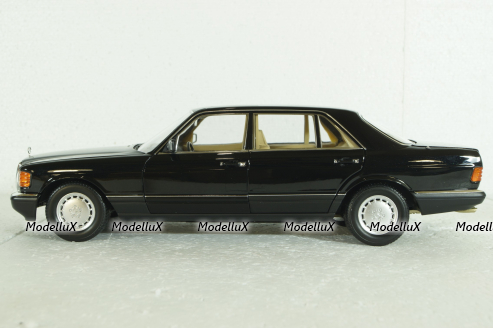 Mercedes 560 SEL (W126) 1989, black, 183793 , Norev 1:18