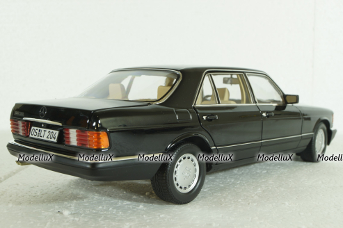 Mercedes 560 SEL (W126) 1989, black, 183793 , Norev 1:18